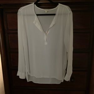 Long sleeve white tunic